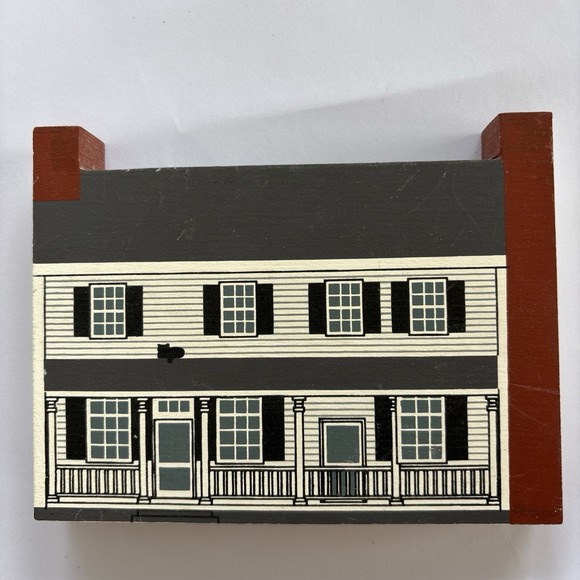 The Cat's Meow Village Houses Lynchburg VA Miller - Clayton House 1990 Vintage - Picture 1 of 3